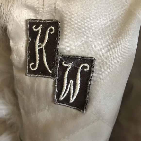 Vintage Blue Fur Fox Coat - Picture 4 of 6